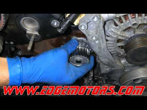 how to change timing belt mk5 golf