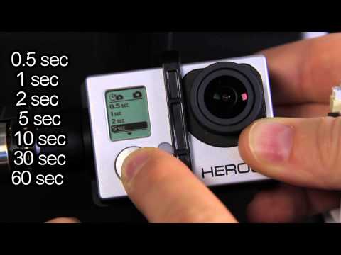 how to self timer on gopro hero 4