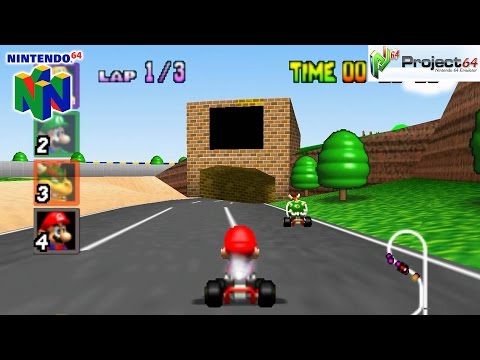 Mario Kart 64 – Gameplay Nintendo 64 1080p (Project 64) | W-A-E-M-E-R-A-L-D