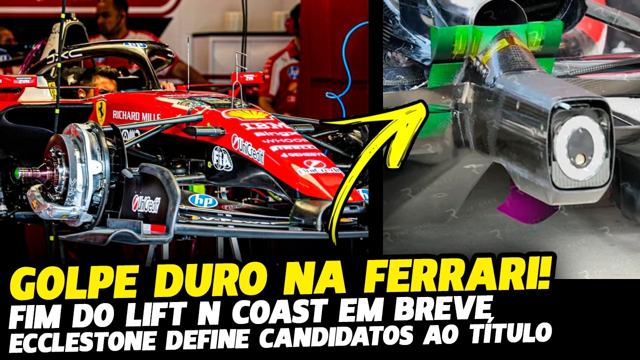 FERRARI SOFRERÁ BANIMENTO DE TRUQUE, FIM DO LIFT N COAST E VERSTAPPEN FAVORITO | FÓRMULA 1