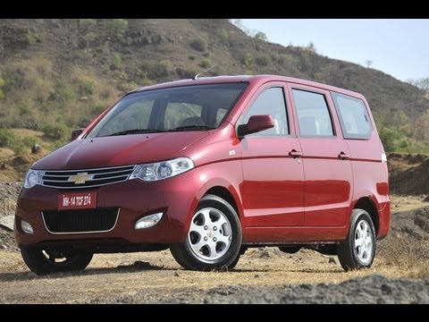 Chevrolet Enjoy MPV video review by Autocar India