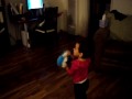 Elaine dancing to "There She Goes"