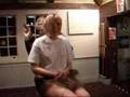 Caroline shaving her head for charity!