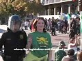 AFSCME 3299 custodians+allies engage in civil disobedience