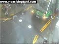 Car Cross To a Bus Zone