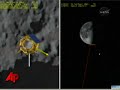 NASA has successfully steered an empty rocket hull into the moon's south pole in a search for hidden ice. (Oct. 9)