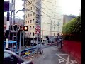 Railroad crossing in Ermua: Euskotren UT 3500