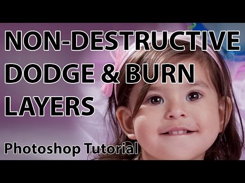 ajwood - I Create Content #44. Learn how to create dodge and burn layers in Photoshop to add highlights and shadows non-destructively. Glyn's blog post - http://glynd...