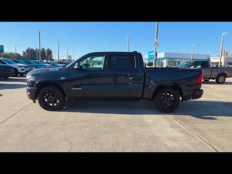 New 2026 Forged Blue Metallic Exterior Paint RAM LARAMIE 4X4 CREW CAB 5
