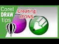 Making icons in Coreldraw X3