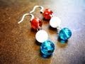 videos de Jewelry-making Tutorial: How to Make Simple Earrings for the Fourth of July