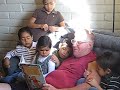 Papa Bahr reads to the Kidlets!