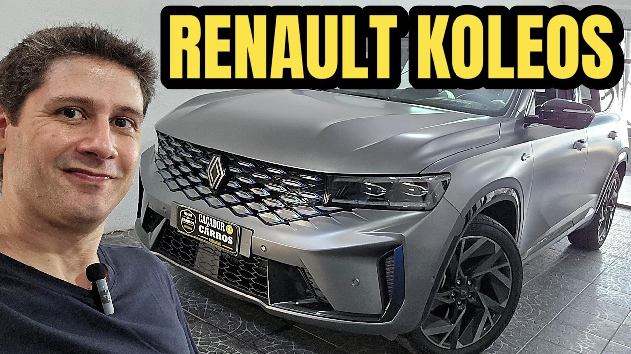 Renault Koleos, avaliação do luxuoso híbrido com pintura fosca // Caçador de Carros