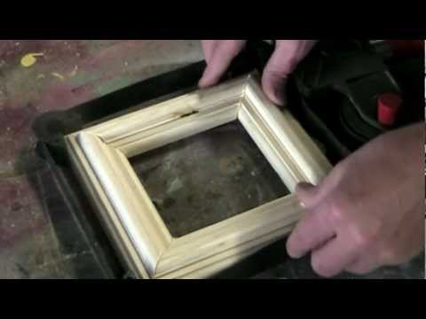making picture frames - How to make a simple picture frame using two bits for your router. This is intended as a first project for beginning woodworkers who are learning to use a ro...