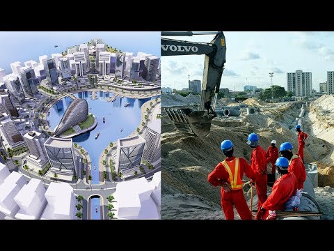 Atlantic - Eko Atlantic, the African Shanghai. Watch the current progress ( January 2014 ) of the Nigerian Mega Project located in Lagos, near Victoria Island. See the ...