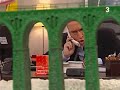 el govern vol fer una obra p�blica de gran volada que deixi satisfets tots els catalans.
del pol�nia (tv3) 90, 1-5-2008; sergi mas (montilla),  xavier noms (castells), manel lucas (baltasar), gemma deusedas (tura), toni alb� (carod), cesc casanovas (saura),  bruno oro (mas), queco novell (oriol pujol, maragall, jim�nez losantos), carlos latre (pellicer), mireia portas (chac�n), xavier serrano (enginyer), agn�s busquets (assessora). 

en catal�.
el pont igualada-cornell�, 3%