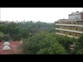 Vista general de la Facultad de Ingeniería de la UNAM, campus C.U. Se puede ver de manera general la vista que se observa desde el cuarto piso.