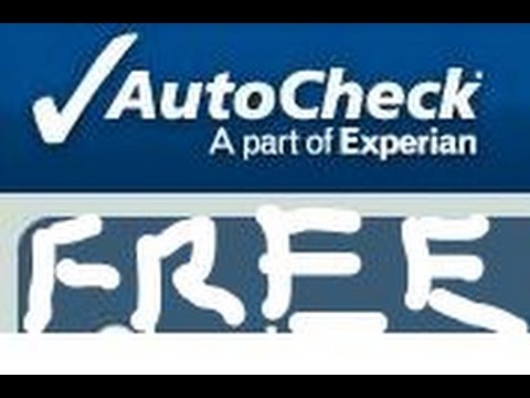 Free AutoCheck Report.