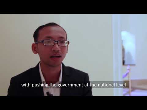 Image of the video: Phoeun Veasna, Cambodian Disabled People's Organization CDPO