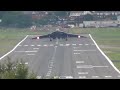 Vulcan XH558 Arrives at Farnborough Airshow." Head-On Wheelie Style ".