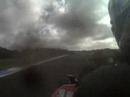 medical cars on track with superkarts without any warning