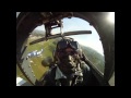 Inside display flying Spitfire, Hahnweide airshow, sept 2011.