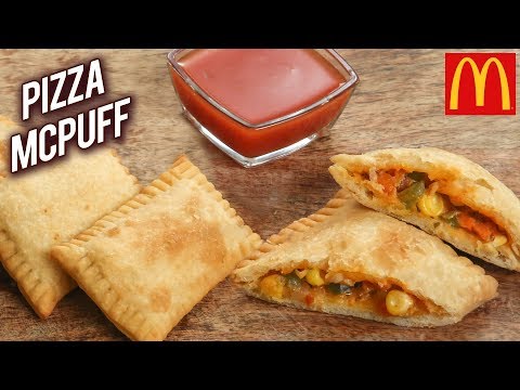 McDonald’s Pizza McPuff Recipe | Best Veg Pizza Pocket Recipe | Pizza McPuff By Bhumika