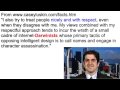 A Challenge for Intelligent Design: The Discovery Institute responds