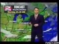 Weatherman swears live