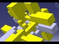 Catia V5 Mechanical Puzzle High resolution, disassembly