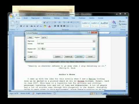 how to properly format an ebook