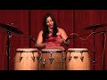 Malena plays the congas at the Seattle World Rhythm Festival, Friday April 25, 2008.  http://www.swps.org