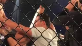 MMA Fighter Rocks Ring Girl