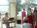 APU Tenku-sai 2008 ひとつしかない地球Piano:Kana Members(from the right): Kazuki, Prince, Even, Yang, Tien, Duong, Chihiro, Thanh, Linh, Yame, Alice, Azumi, Wendy, Yuko, Sayo