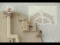 Reloj artesanal eléctrico de madera - Homemade electrical wooden clock - SUBTITLED