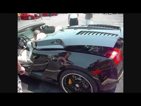 Customized Lamborghini Gallardo Spyder – Walkaround, Interior, Idle, Putting top down
