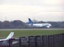 Air Transat Airbus take off roll Air Transat Airbus take off roll