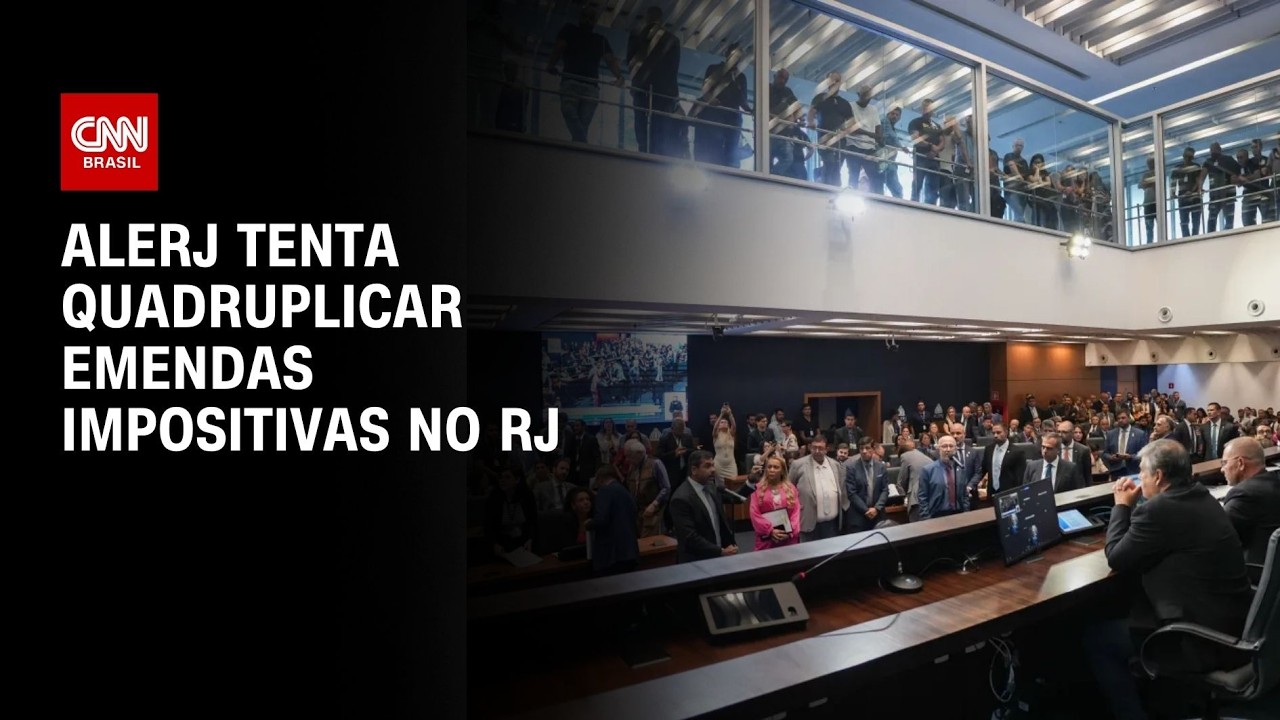 Alerj propõe quadruplicar emendas e ampliar gasto público no RJ | BASTIDORES CNN