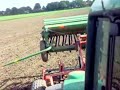 plantuienland inzaaien met een john deer 6820