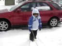 Stefano getting ready to slide