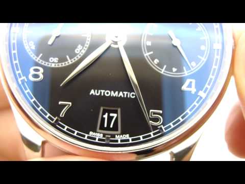 iwc portugieser - Buy this watch at http://www.keepthetime.com/index.php?main_page=product_info&cPath=2&products_id=318 * IWC Portugieser Automatic Power Reserve Watch o Refer...