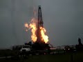 Taladro de perforaci�n de los chinos CNPC (GW-59) Ardiendo
