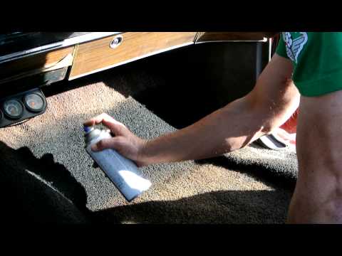 how to dye automotive carpet yourself