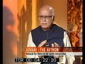 Barkha Dutt interviews L.K. Advani for NDTV : Part 1