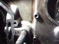 http://britgaskets.ca service vid #2A quick look at important points of reassembling a BSA unit single side cover. I am doing this on my 18 year runner and have very few problems always checking the weak points before fixing and after fixing unrelated parts. My Torrington bearing lasted a hard 100 000 miles my guess maybe 7 years since putting it in. I sell gaskets and parts as a result of commiting myself to BSA as a bike I could keep running on a budget and with some careful thought. Using grey silicone and removing it from a no gasket surface. On some BSA's sealing with silicone may be an alternative to changing end float. Many bikes inner and outer cases were factory sealed with a shellac type brush on gasket maker to quicken assembly on the line. A good example is the crank case halves though Wassel often sold a paper gasket for outer cases these kits shrink with age so I was sure when choosing a gasket sheet that it would not change shape over years. The carbon fiber/NBR rubber actually performs better when greased or lubed and cleaned before reuse and because they are non porus they seal with the light pressure case screws. No silicone to clean like this and 1 less spot saves a ton of time when you need to get somewhere on your bike. Please vist my site for gasket tips link and other things for your classic bike. http://britgaskets.ca
