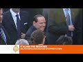 silvio berlusconi, the italian prime minister, has resigned from his post as his country remains embroiled in a debt crisis. berlusconi resigned after the country's parliament passed a controversial austerity package in order to combat the economic crisis that is enveloping the country. al jazeera's emma hayward reports from rome, the italian capital, on the political career of the media mogul-turned-politician.