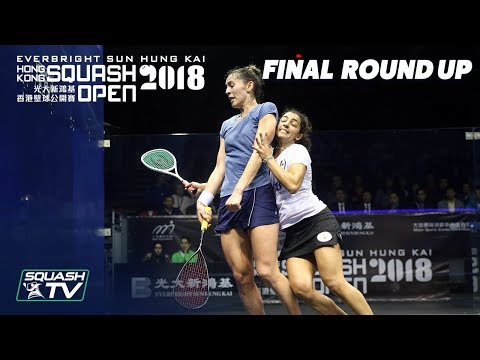 Squash: King v El Welily - Women's Final Roundup - Hong Kong Open 2018