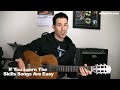 Changing Chords Fast, Smoothly&Easy #1 Beginners Guitar Lessons