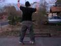 me off slope to boardslide