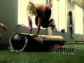 Michele Levesque intensive workout at JSPORTS GYM